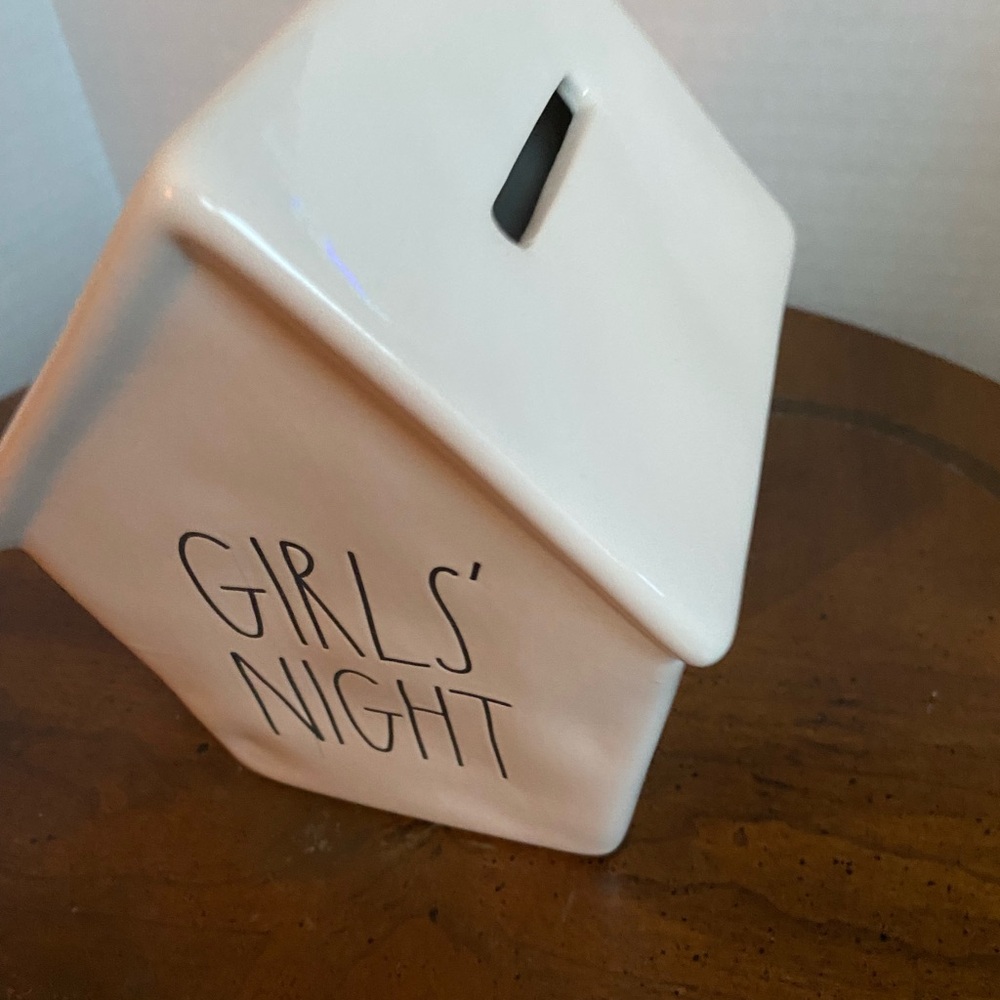 Rae Dunn GIRLS’ NIGHT Ceramic Bank